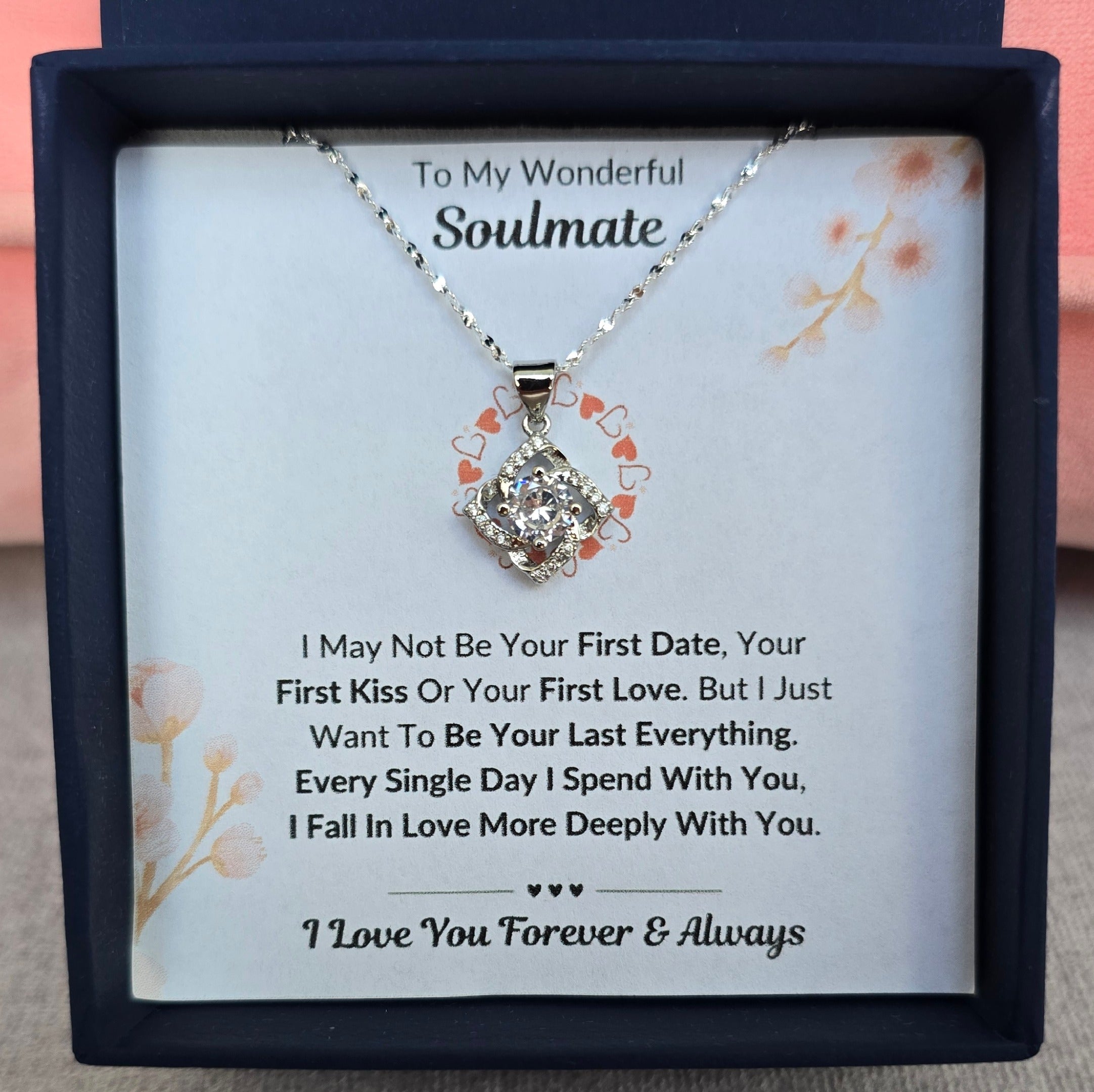 Best Gift To My Soulmate I Be Your Last Everything I Elegant Love Necklace