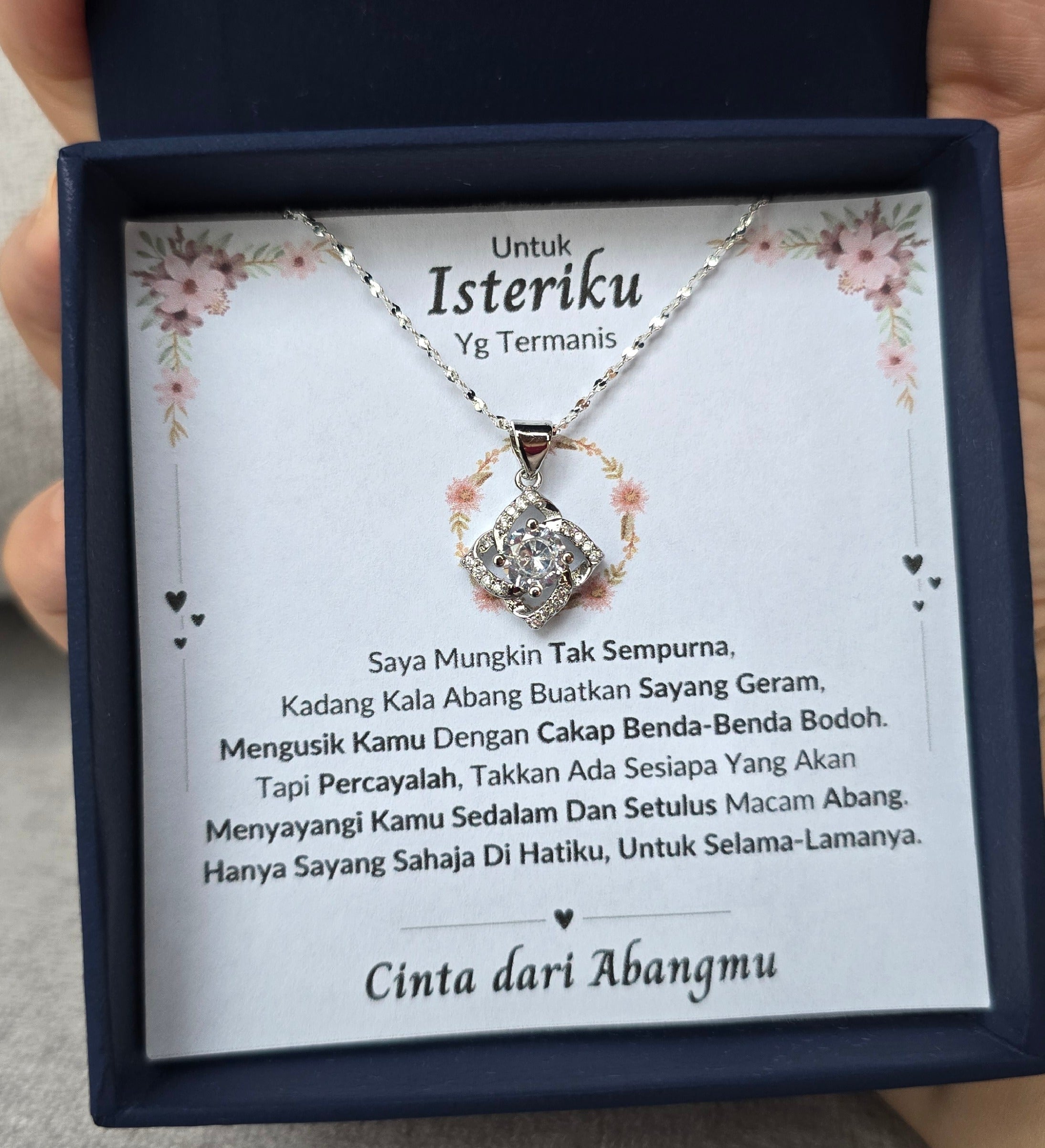 Hadiah Terbaik Untuk Isteriku I Sayang Selama-lamanya I Elegant Love Necklace