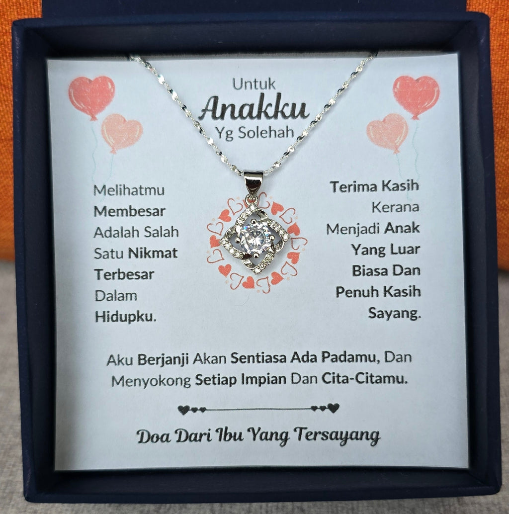 Hadiah Terbaik Untuk Anakku I Sentiasa Ada Padamu I Dari Ibu I Elegant Love Necklace