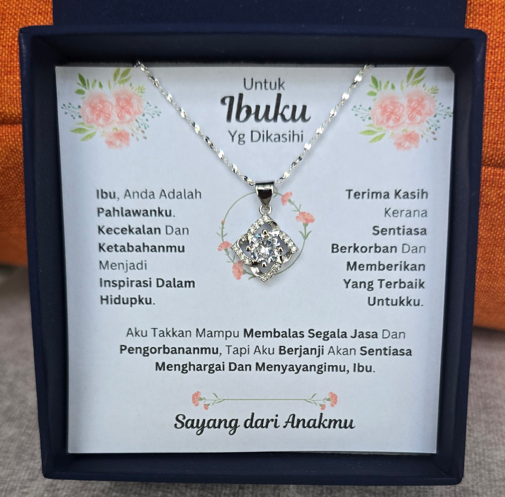 Hadiah Terbaik Untuk Ibuku I Sentiasa Berkorban Untukku I Elegant Love Necklace