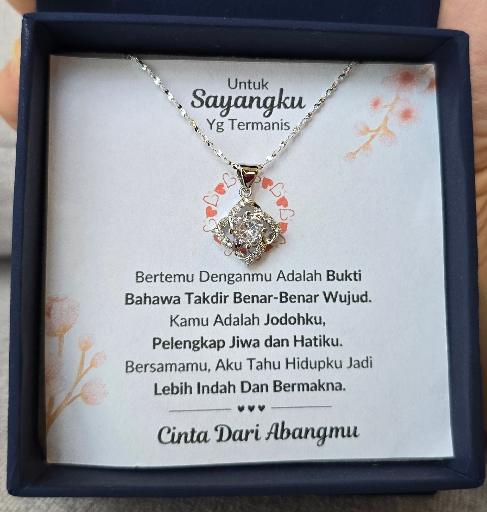 Hadiah Terbaik Untuk Sayangku I Takdir Benar Wujud I Elegant Love Necklace