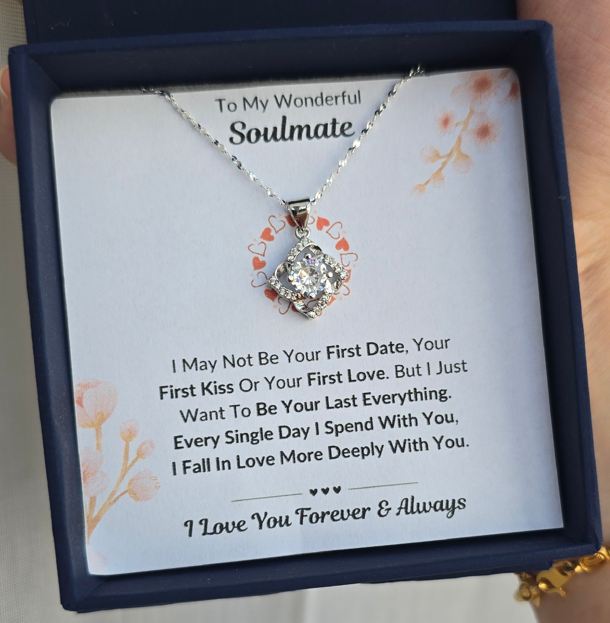 Best Gift To My Soulmate I Be Your Last Everything I Elegant Love Necklace