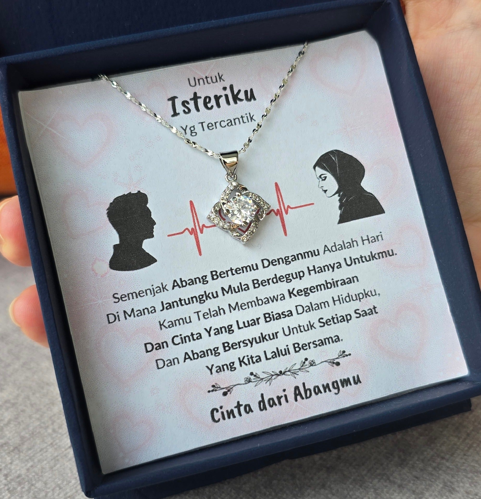 Hadiah Terbaik Untuk Isteriku I Cinta Yang Luar Biasa I Elegant Love Necklace