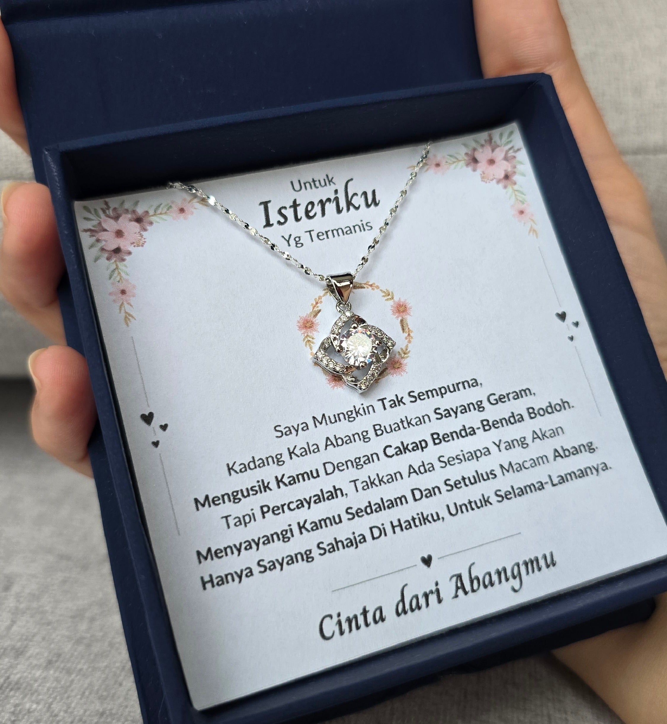Hadiah Terbaik Untuk Isteriku I Sayang Selama-lamanya I Elegant Love Necklace