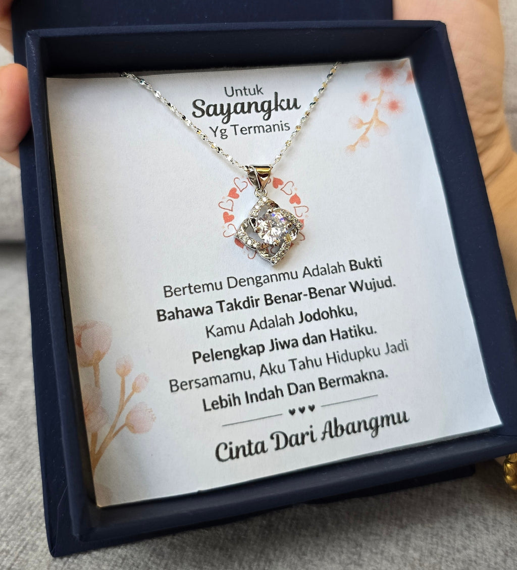 Hadiah Terbaik Untuk Sayangku I Takdir Benar Wujud I Elegant Love Necklace