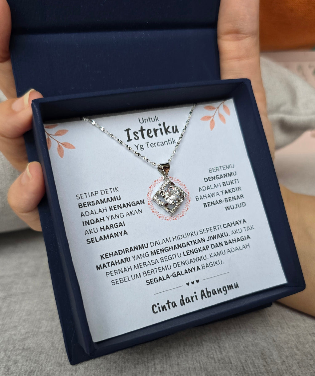 Hadiah Terbaik Untuk Isteriku I Lengkap dan Bahagia I Elegant Love Necklace