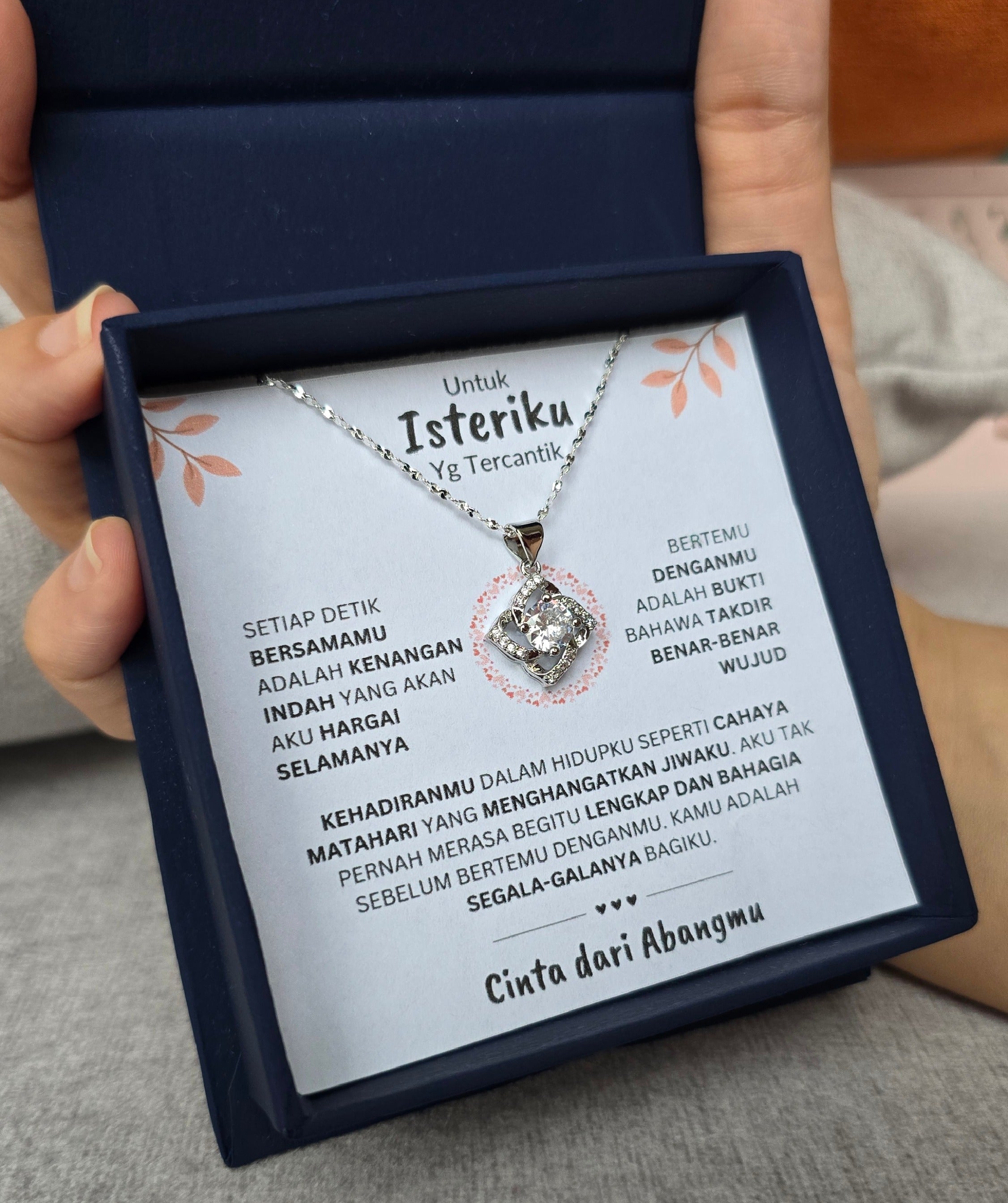 Hadiah Terbaik Untuk Isteriku I Lengkap dan Bahagia I Elegant Love Necklace