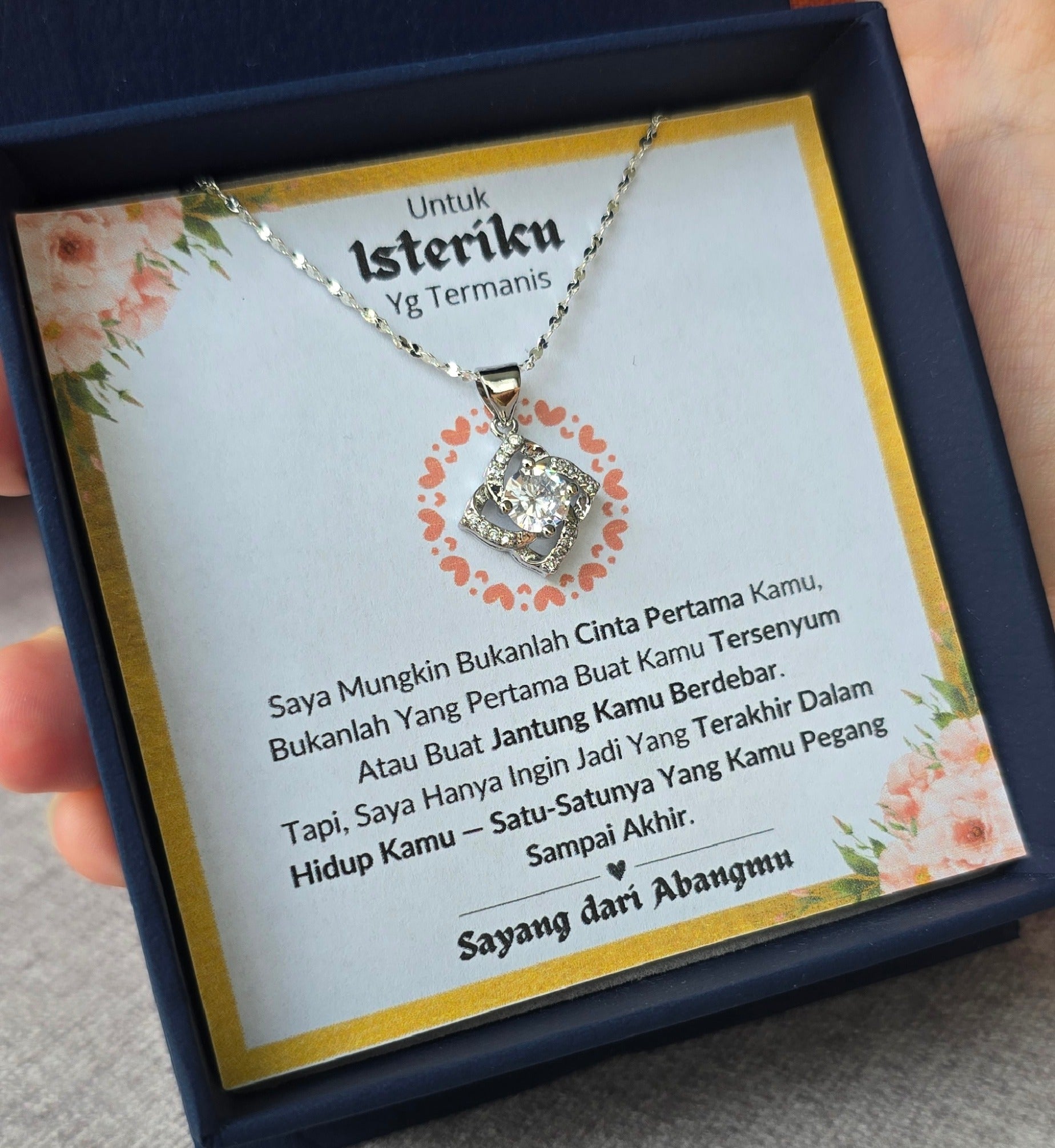 Hadiah Terbaik Untuk Isteriku I Jadi Terakhir Dalam Hidupku I Elegant Love Necklace