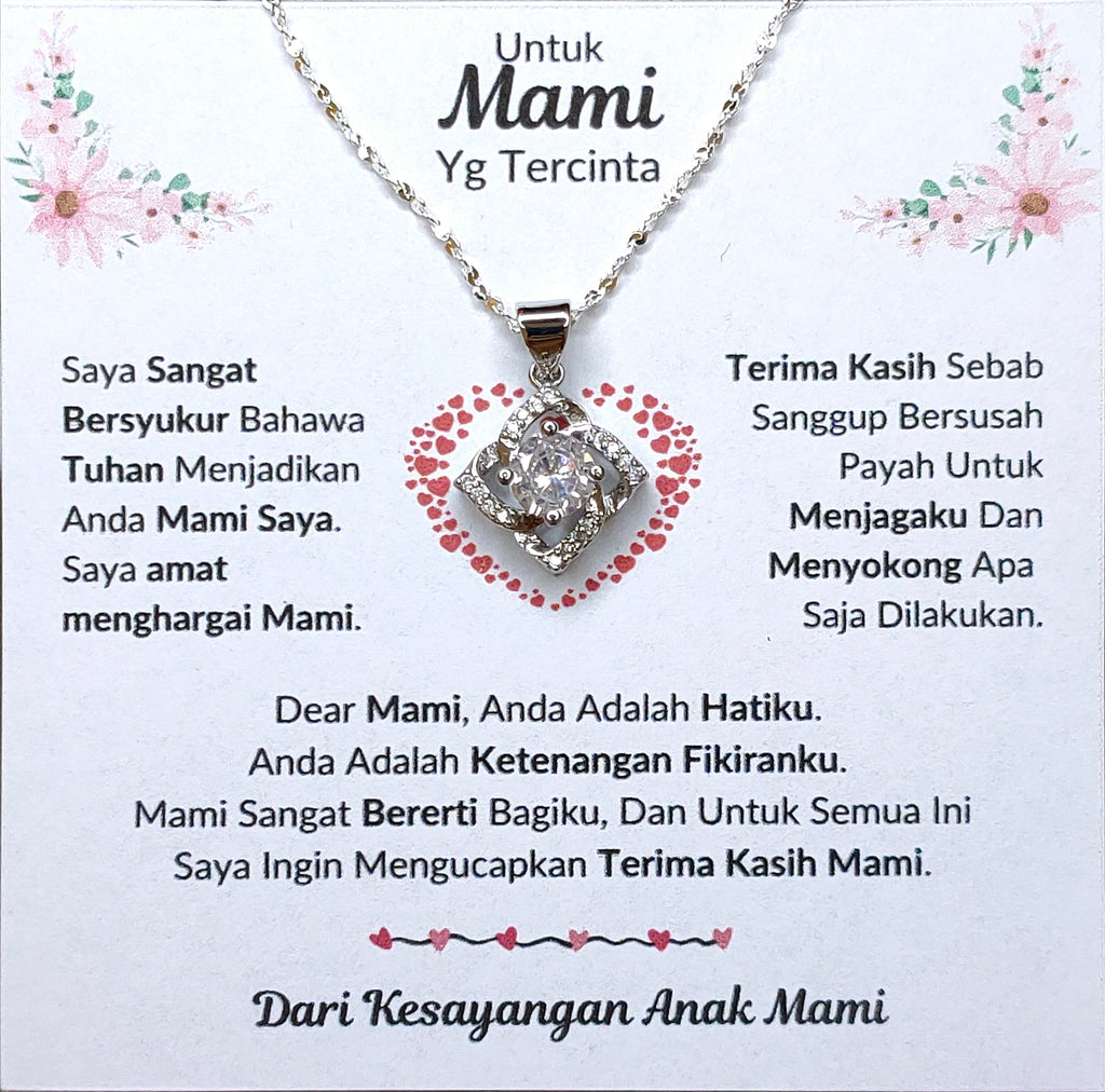 Hadiah Terbaik Untuk Mami ku I Sangat Bererti Bagiku I Elegant Love Necklace