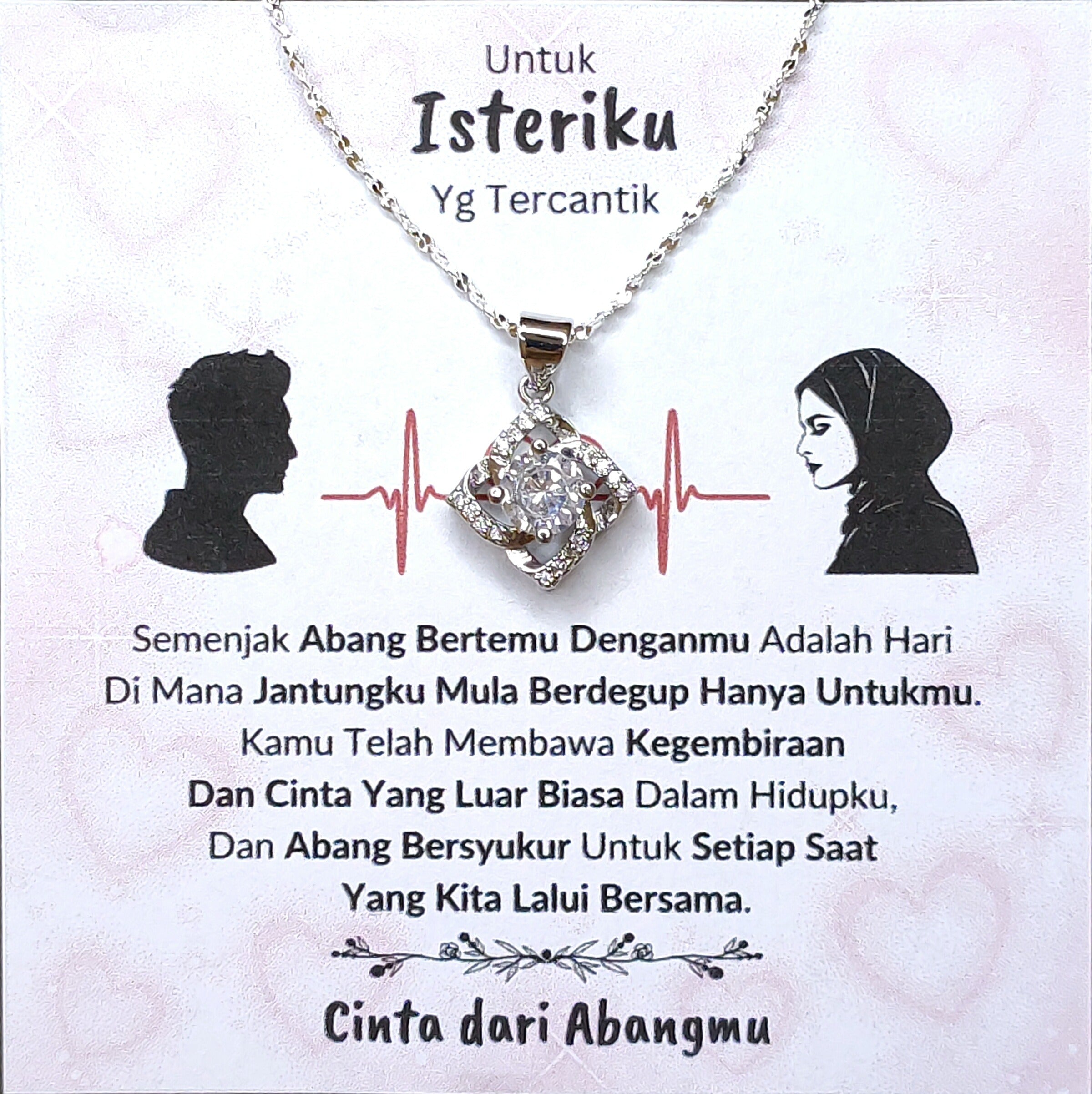Hadiah Terbaik Untuk Isteriku I Cinta Yang Luar Biasa I Elegant Love Necklace