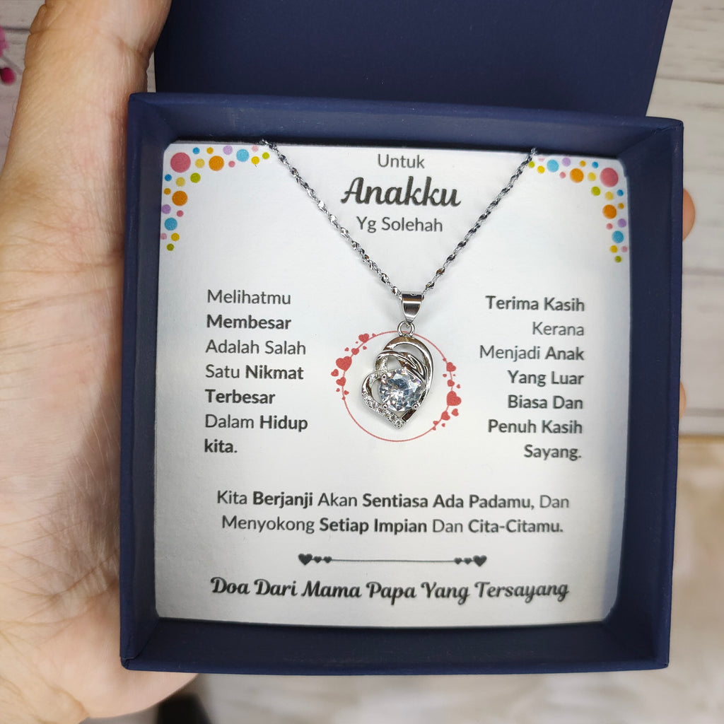 Hadiah Terbaik Untuk Anakku I Sentiasa Ada Padamu I Dari MamaPapa I Pure Love Necklace
