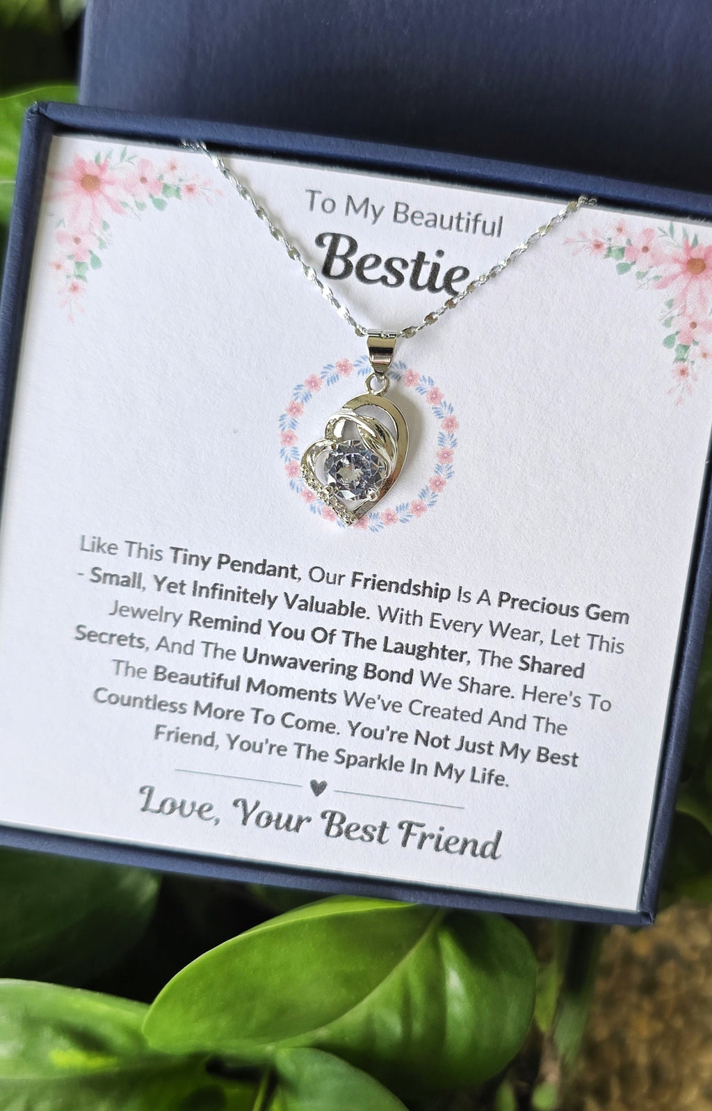 Best Gift To My Bestie I Not Just Best Friend I Pure Love Necklace