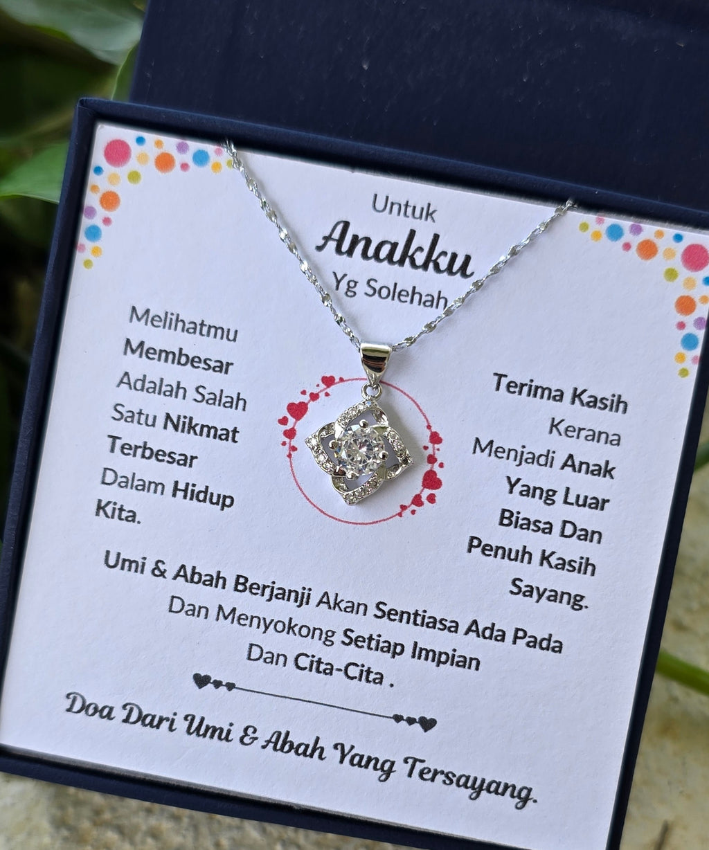 Hadiah Terbaik Untuk Anakku I Sentiasa Ada Padamu I Dari UmiAbah I Elegant Love Necklace