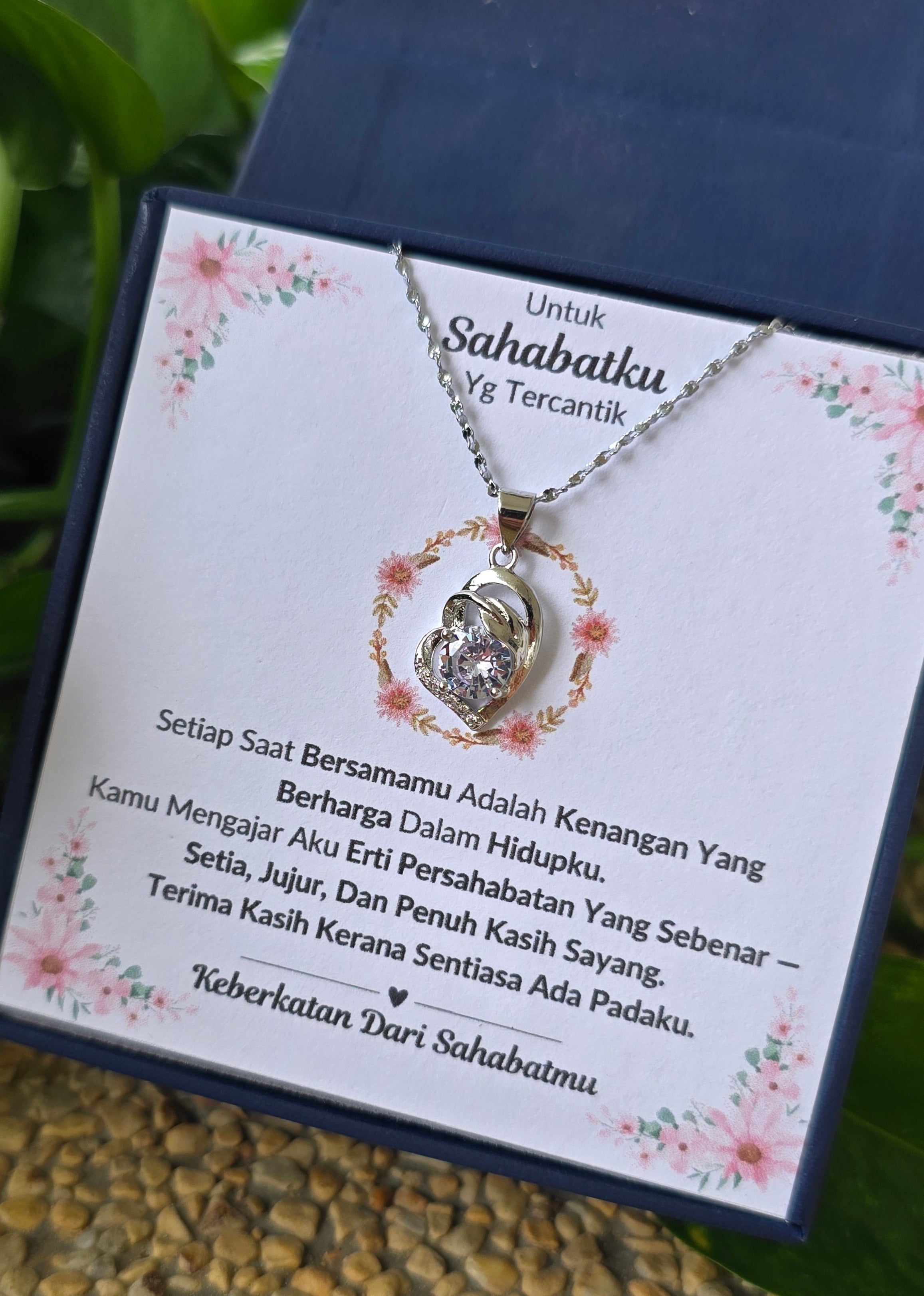 Hadiah Terbaik Untuk Sahabatku I Kenangan Yang Berharga I Pure Love Necklace
