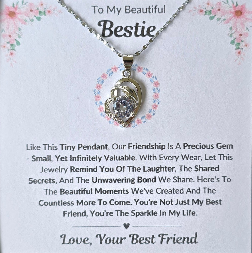 Best Gift To My Bestie I Not Just Best Friend I Pure Love Necklace