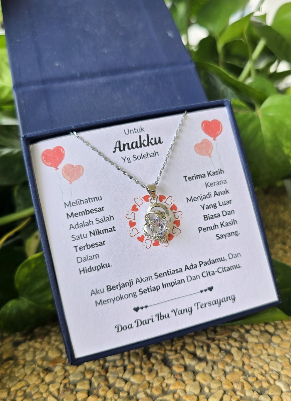 Hadiah Terbaik Untuk Anakku I Sentiasa Ada Padamu I Dari Ibu I Pure Love Necklace