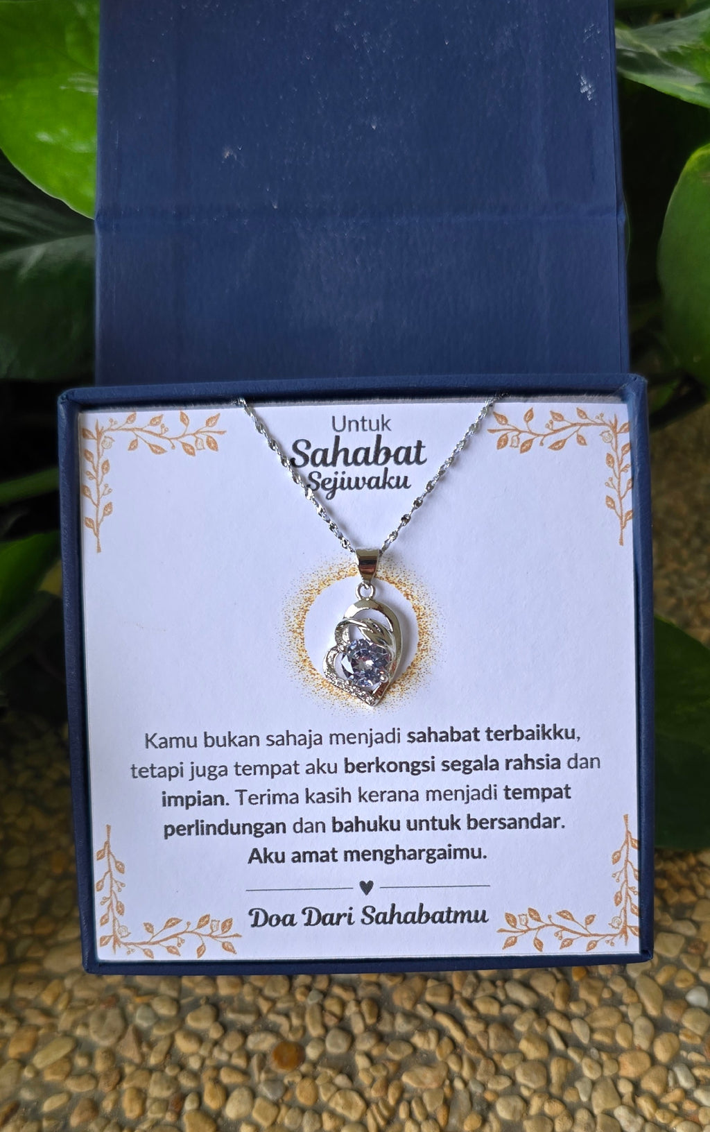 Hadiah Terbaik Untuk Sahabat Sejiwaku I Kongsi Rahsia Dan Impian I Pure Love Necklace